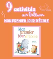 Aperçu - Apprentissages en autonomie - 9 activités sur l'album "mon premier jour d'école" 🏫 - Page de couverture