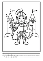 Vorschau - Mal- und Bastelvorlagen - Malbuch zum Thema Fantasie und Abenteuer 1/2 Klasse - Seite 2