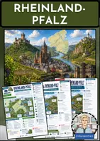 Vorschau - Arbeitsblätter - Rheinland-Pfalz - Bundesland Merkblatt, Arbeitsblatt & Lösungen - Erdkunde Klasse 5/6 - Deckblatt