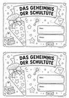 Vorschau - Arbeitsblätter - Lesekiste - Mini-Lektüre „Das Geheimnis der Schultüte“ | Rätselgeschichte mit Leseaufgaben | Klasse 3/4 | Schuljahresstart - Seite 2