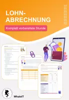 Vorschau - Arbeitsblätter - Lohnabrechnung - Komplett vorbereitete Stunde - Wirtschaft - Deckblatt