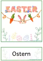 Vorschau - Arbeitsblätter - Materialpaket: German/DaZ | Ostern/Easter - Seite 1