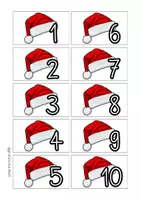Vorschau - Arbeitsblätter - Würfellesen Station Weihnachten (10 Lesetexte) - Seite 1
