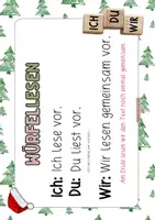 Vorschau - Arbeitsblätter - Würfellesen Station Weihnachten (10 Lesetexte) - Seite 3