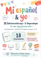 Vorschau - Arbeitsblätter - Spanisch Diagnosebögen Schulstart A1–A2 – Mi español & yo - Deckblatt