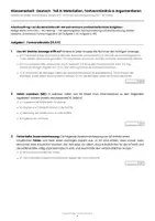Vorschau - Arbeitsblätter - Klassenarbeit Deutsch RS BW Kreuzfahrttourismus Klasse 9/10 Textverständnis und Argumentieren Abschlussprüfung 2027 - Seite 3