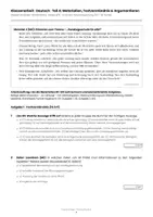 Vorschau - Arbeitsblätter - Klassenarbeit Deutsch RS BW Ganztagsschule Klasse 9/10 Textverständnis und Argumentieren Abschlussprüfung 2027 - Seite 3