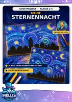 Vorschau - Mal- und Bastelvorlagen - Vincent Van Gogh Kunst Klasse 2 3 4 5 6 - Deckblatt