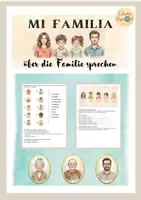 Vorschau - Arbeitsblätter - Mi familia – Spanisch A1: Wortschatz, Sprechen & Schreiben - Deckblatt