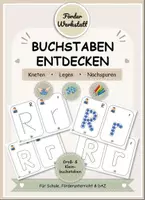Vorschau - Arbeitsblätter - Buchstabe R r – Kneten, Muggelsteine legen & Nachspuren | Buchstaben lernen - Deckblatt