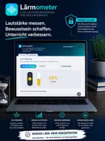 Vorschau - Lehrpläne/Lehrermaterial - Lärmometer - Live-Lautstärkemessung für den Klassenraum - Deckblatt