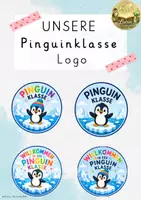 Vorschau - Poster - Unsere Pinguinklasse - Logo - Deckblatt