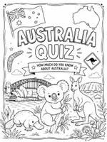 Vorschau - Arbeitsblätter - Australia Quiz - Deckblatt