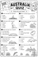 Vorschau - Arbeitsblätter - Australia Quiz - Seite 2
