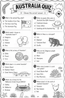 Vorschau - Arbeitsblätter - Australia Quiz - Seite 3