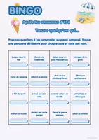 Vorschau - Spiele - BINGO nach den Ferien | Passé composé | Französisch - Seite 3