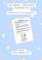 Vorschau - Merkblätter - Materialpaket Methode Sachtexte zusammenfassen Grafiken auswerten - Seite 1