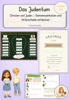 Vorschau - Stundenentwürfe - Das Judentum – Christen und Juden vergleichen: Gemeinsamkeiten und Unterschiede entdecken - Deckblatt