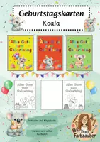 Vorschau - Anderer Materialtyp - Koalaklasse Geburtstagskarte Koala Geburtstag - Deckblatt