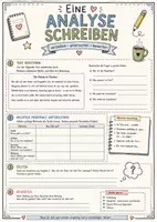 Vorschau - Arbeitsblätter - Analyse schreiben Merk- und Übungsblatt - Seite 2