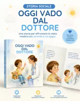anteprima - Materiale di supporto/inclusione - Storia Sociale "Vado dal Dottore" - Pagina di copertina