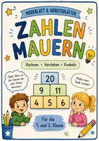 Vorschau - Arbeitsblätter - Zahlenmauern Merk- und Übungsblatt - Deckblatt