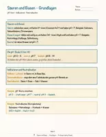 Vorschau - Arbeitsblätter - Säuren und Basen – Prüfungstraining Chemie (Klasse 9) - Seite 3