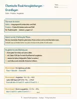 Vorschau - Arbeitsblätter - Chemische Reaktionsgleichungen – Prüfungstraining Chemie (Klasse 9) - Seite 3