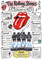 Vorschau - Arbeitsblätter - Lernplakat + Arbeitsblätter zum Thema "Rolling Stones" (Lückentext, Hörverstehen) + Lösung & MP3 + Mindmap + Infografik - Deckblatt