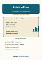 Vorschau - Arbeitsblätter - Statistik und Daten – Prüfungstraining Mathematik (Klasse 8) - Deckblatt