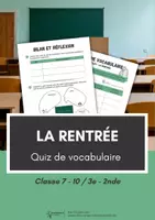 Vorschau - Arbeitsblätter - La rentrée ⎮ Dossier pédagogique 7 - 10 - Seite 1