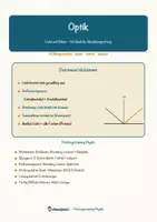 Vorschau - Arbeitsblätter - Optik – Licht und Sehen – Prüfungstraining Physik (Klasse 8) - Deckblatt