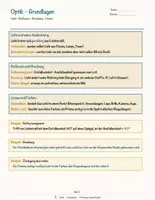 Vorschau - Arbeitsblätter - Optik – Licht und Sehen – Prüfungstraining Physik (Klasse 8) - Seite 3