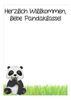 Vorschau - Mal- und Bastelvorlagen - Kostenlos - Schulanfang in der Pandaklasse - Seite 2