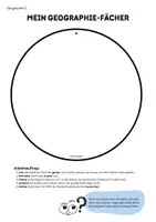 Vorschau - Mal- und Bastelvorlagen - Geographie-Fächer zum Einstieg - Seite 3