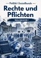 Vorschau - Arbeitsblätter - Rechte und Pflichten – Grundgesetz, Grundrechte & Meinungsfreiheit - Deckblatt