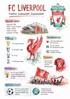Vorschau - Arbeitsblätter - Lernposter + Arbeitsblätter zum Thema "FC Liverpool" + Lösung & MP3 + Mindmap + Infografik - Deckblatt