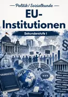 Vorschau - Arbeitsblätter - EU-Institutionen – Europäisches Parlament, Rat & Kommission - Deckblatt