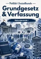 Vorschau - Arbeitsblätter - Grundgesetz und Verfassung – Grundrechte in der Demokratie - Deckblatt