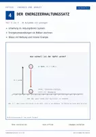 Vorschau - Interaktives Material - Lektion 4 Selbstlernkurs - Der Energieerhaltungssatz - Deckblatt