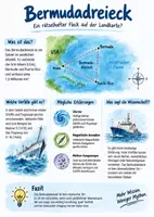Vorschau - Arbeitsblätter - Lernplakat + Arbeitsblätter zum Thema "Bermudadreieck" + Lösung & MP3 + Mindmap + Infografik - Deckblatt
