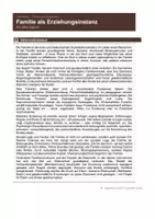 Vorschau - Arbeitsblätter - Familie als Erziehungsinstanz - Bourdieu - Seite 1