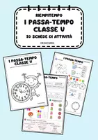 anteprima - Esercizi - PASSATEMPO CLASSE QUINTA: attività e giochi didattici - Pagina di copertina