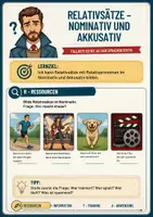 Vorschau - Unterrichtsreihen - Relativsätze Akkusativ Lektion - Deutsch A2-B1 / DaZ DaF - Seite 1