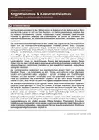 Vorschau - Arbeitsblätter - Konstruktivismus und selbstständiges Lernen - Seite 1