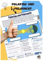 Vorschau - Stundenentwürfe - Polartag und Polarnacht - mit link zu videoclip - Deckblatt