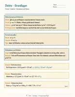 Vorschau - Arbeitsblätter - Dichte – Prüfungstraining Physik (Klasse 8) - Seite 3