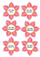 Vorschau - selbst erstellte Cliparts/Grafiken - Magische Zauberblumen mit Affirmationen | Kinder - Seite 1
