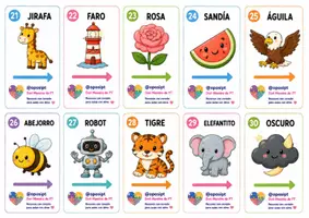 Vista previa - Unidades / Secuencias / Situaciones de Aprendizaje - Juego_Palabras_Encadenadas_A4_Horizontal - página 3