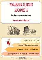 Vorschau - Spiele - Kreuzworträtsel: Vokabeln Lektion 38 Cursus A (Latein) - Deckblatt
